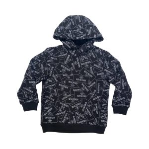 Balmain – Felpa con cappuccio – Nera