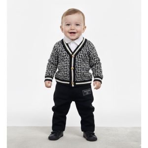 Balmain – Pantalone con logo laterale