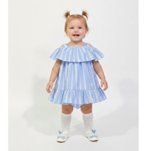 Balmain – Abito con coulotte per bambina