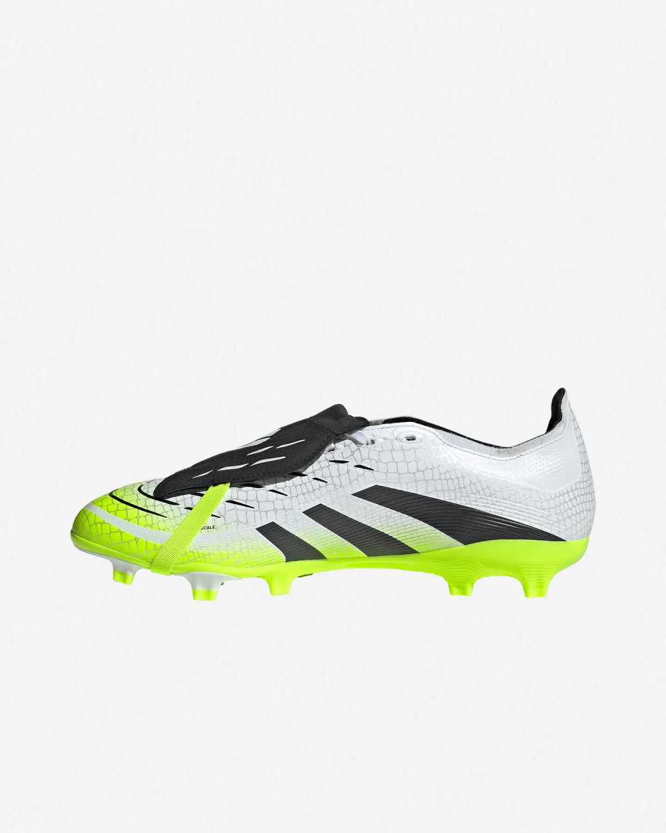 Scarpe Calcio Adidas Predator League MG Multiterreno Bianco Giallo - immagine 4