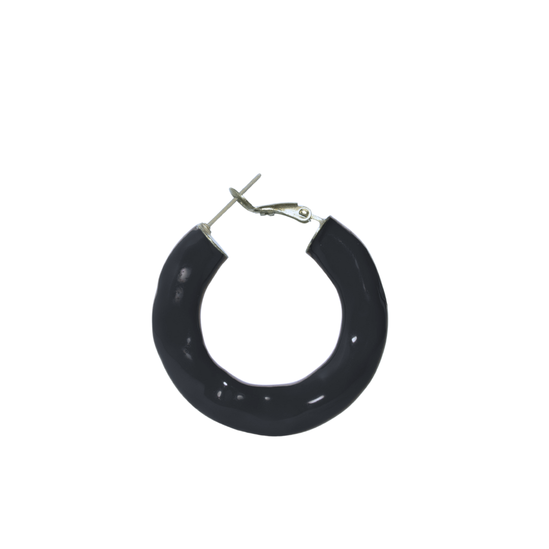 Orecchino Crono Circle Smaltato base Silver - immagine 9