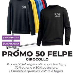 50 FELPE GIROCOLLO