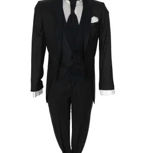 Abito da Sposo modello tight vestibilità slim fit Jon colore nero
