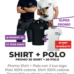 COMBO 30 SHIRT + 20 POLO