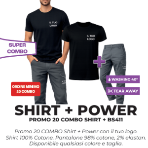 COMBO 20 SHIRT + POWER