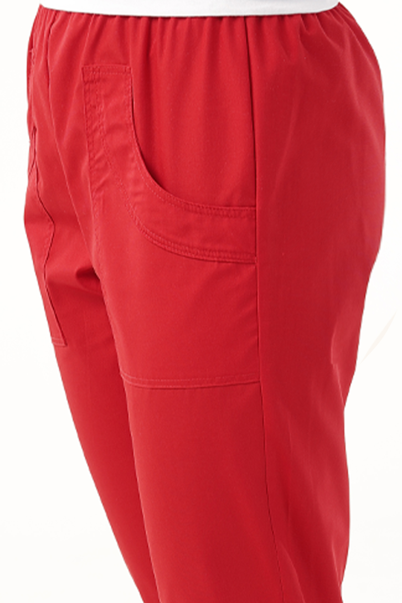Pantalone  Sanitario donna rosso – misto cot./pol. - immagine 3