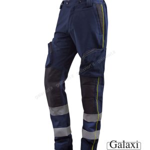 Pantalone Charlie Blu con Bande