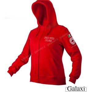Felpa cappuccio donna CRI