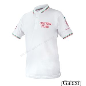 Polo Manica Corta CRI Bianca