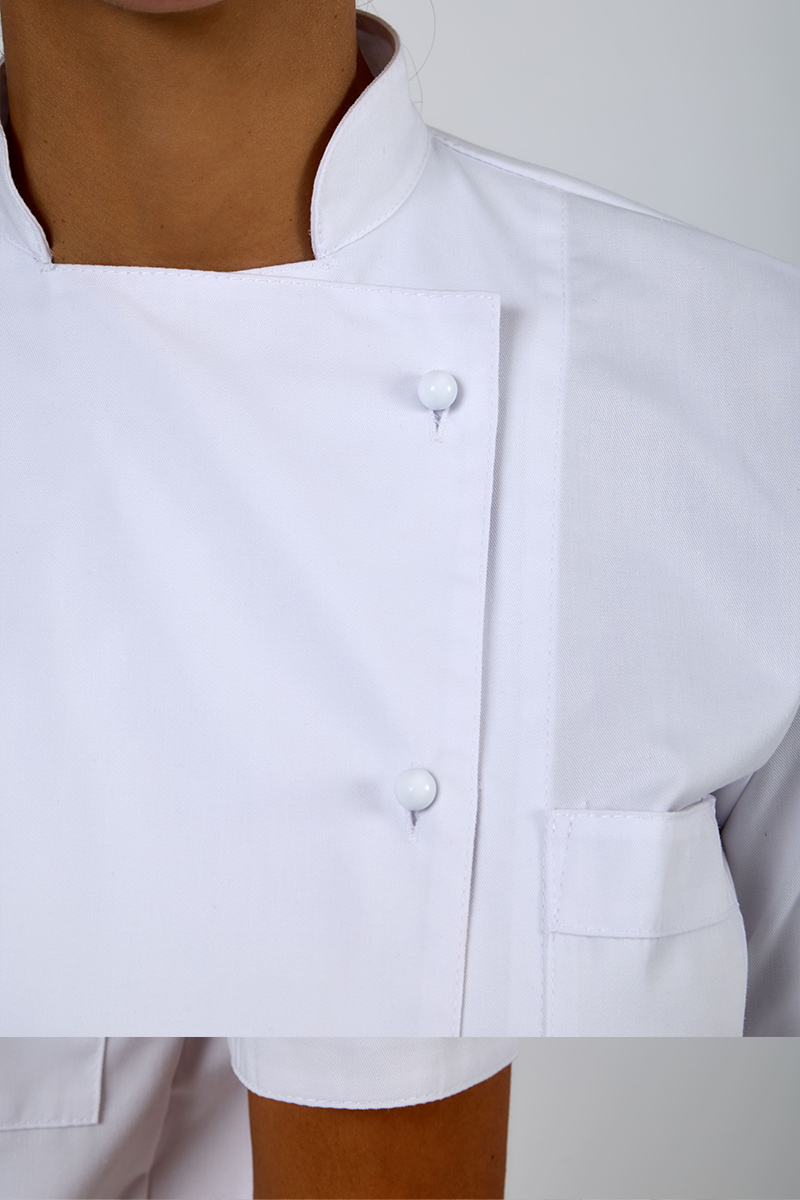 Giacca cuoco unisex con taschini bianca - immagine 4