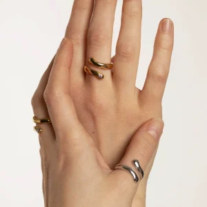 Anello Onda Argentea