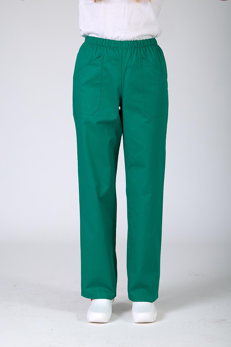 Pantalone Sanitario unisex verde chirurgico - immagine 2