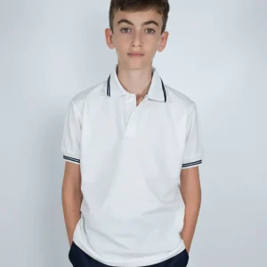 Polo Manica Corta Bambino [Polly] in Cotone Piquè - Made in Italy